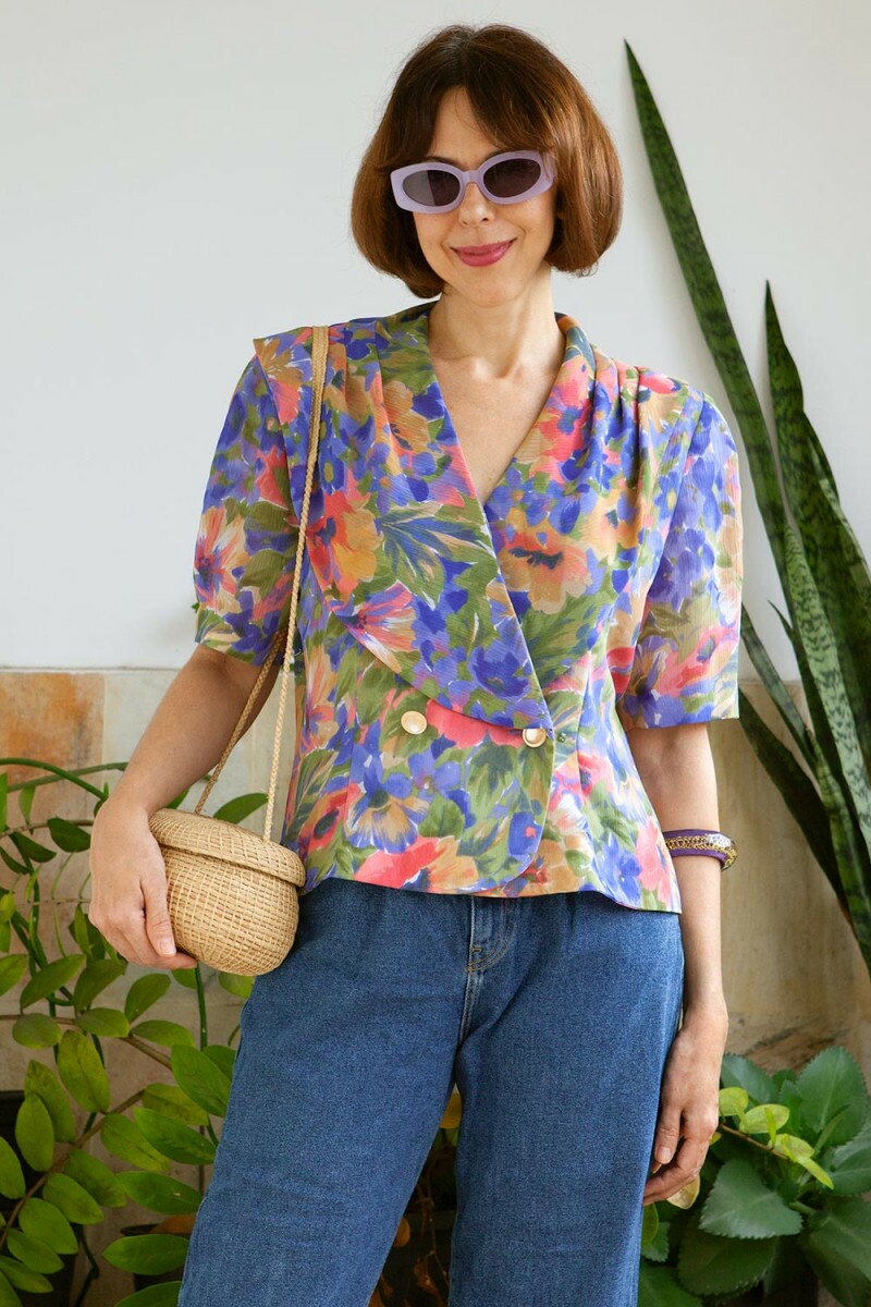 Blusa Vintage LESLIE FAY (ESGOTADO)