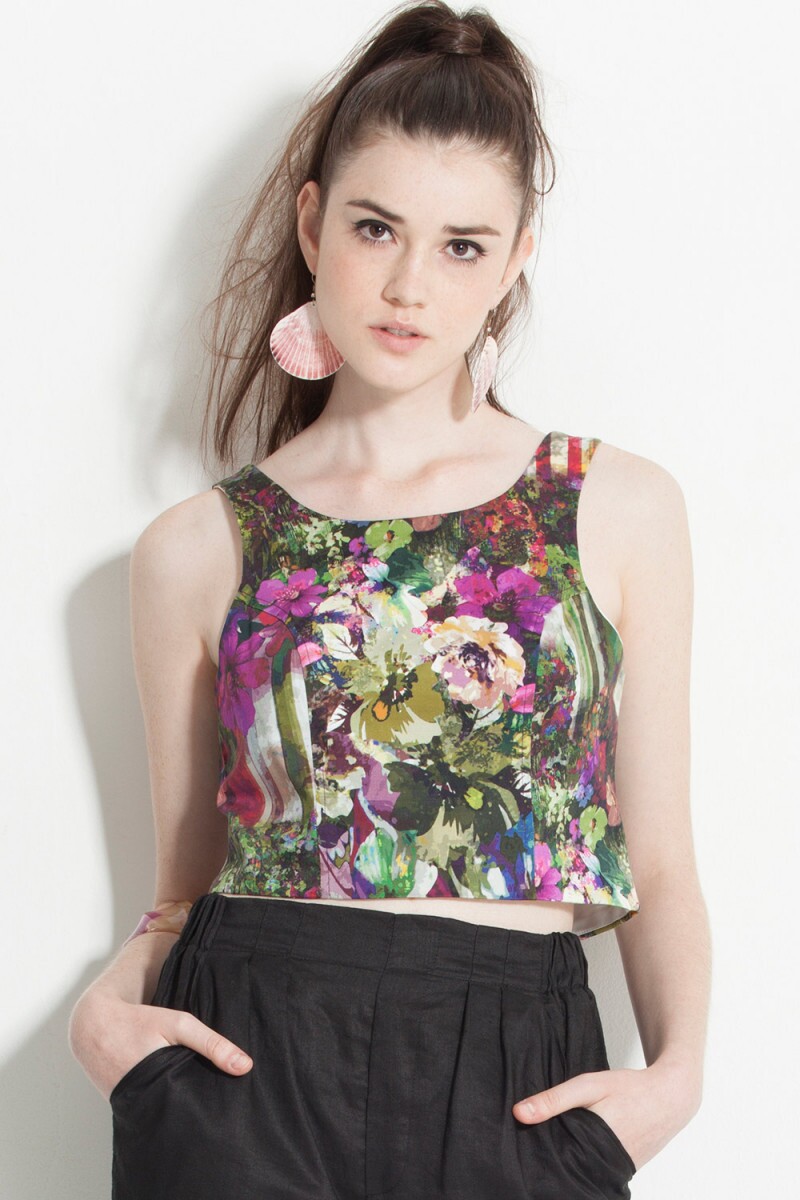 Top Cropped Floral (ESGOTADO)