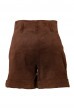 Short Vintage Couro Choc