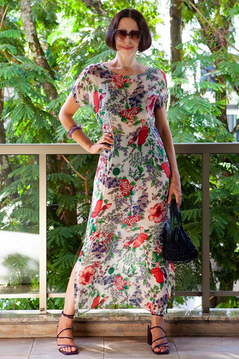 Vestido Vintage Florescer