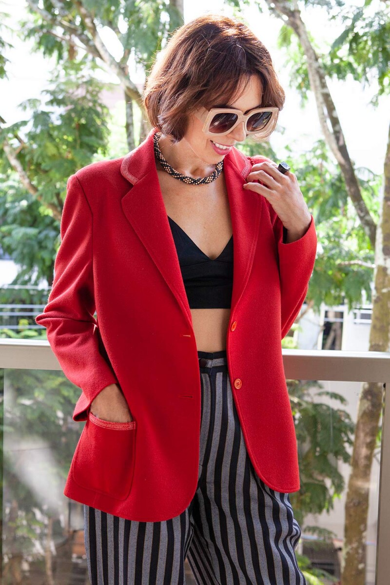 Blazer Vintage Rosso KORRIGAN