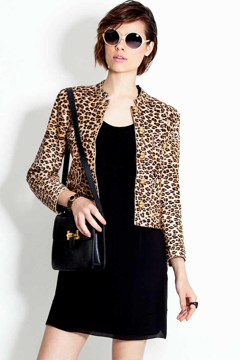 Jaqueta de Couro Leopard (ESGOTADO)